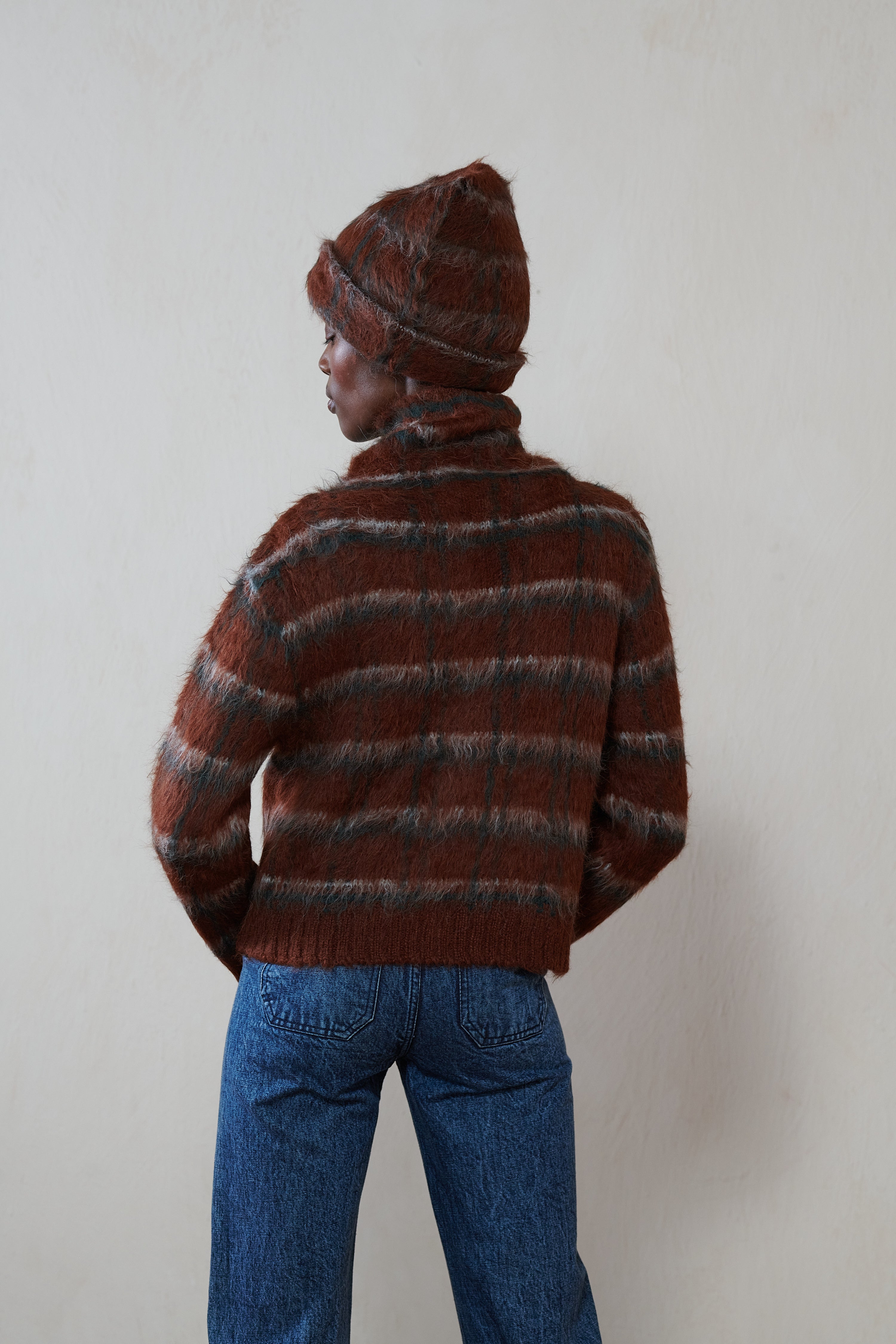 BEANIE | plaid