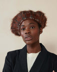 BRUSHED BERET | plaid