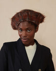 BRUSHED BERET | plaid