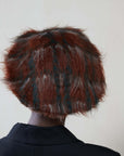 BRUSHED BERET | plaid