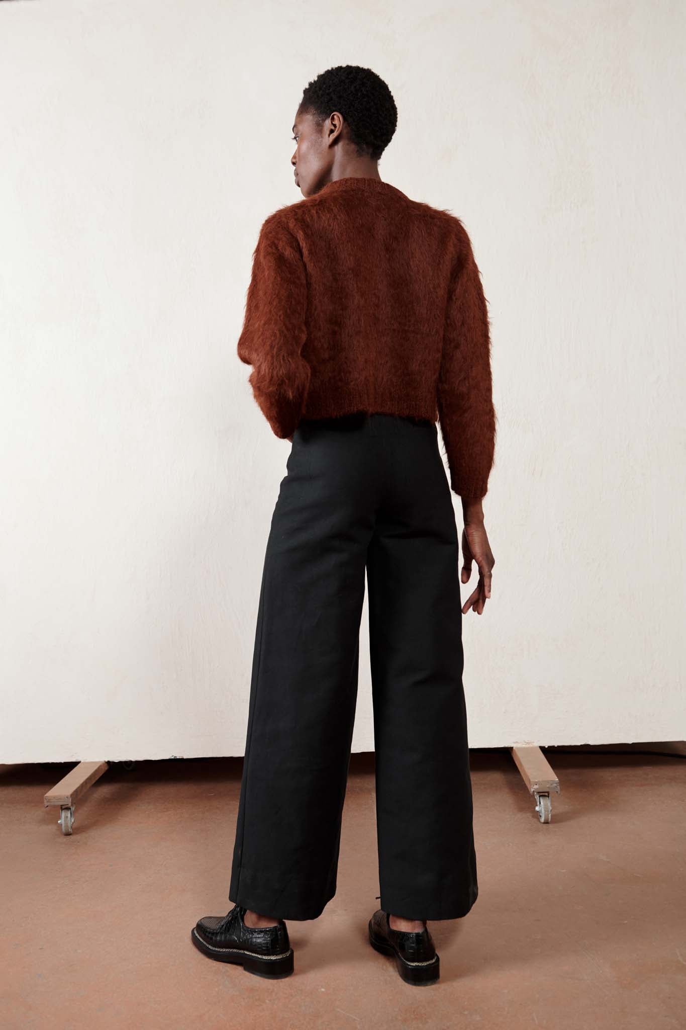 BRUSHED CARDI | maple