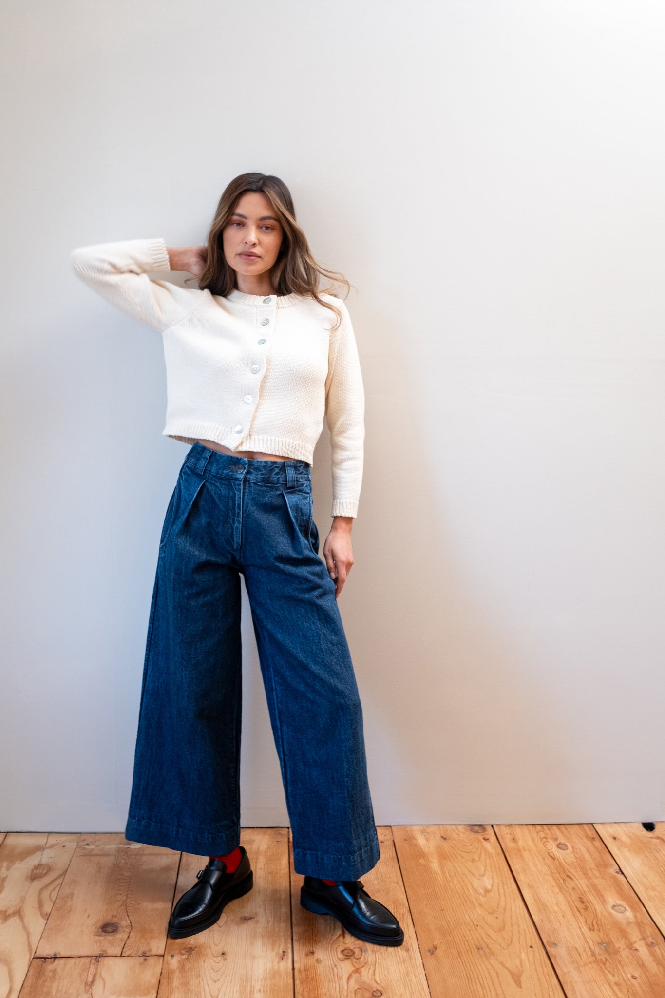 SLOANE TROUSER | indigo denim | organic