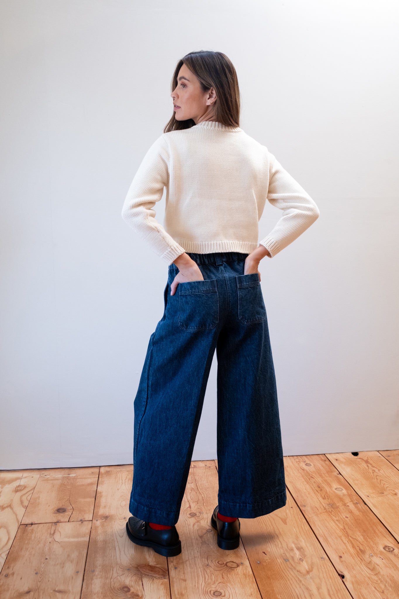 SLOANE TROUSER | indigo denim | organic