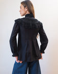 MAYA BLOUSE | noir | organic