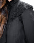 MAYA BLOUSE | noir | organic