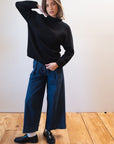 CHUNKY OVERSIZED JUMPER | noir