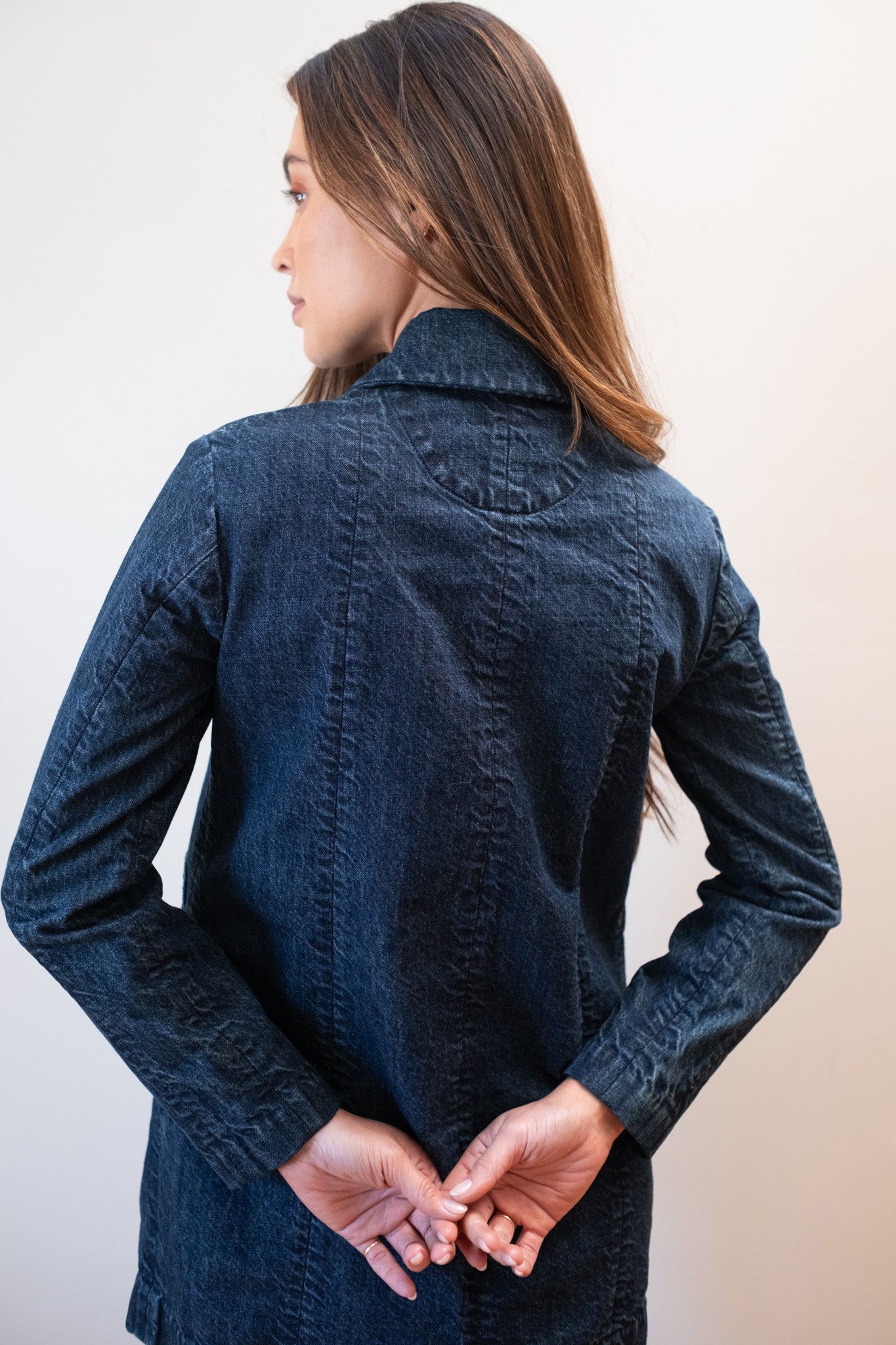 CONRAD CHORE COAT | denim | organic + earth dyed