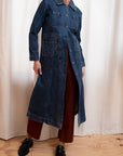 CONRAD CAR COAT | denim | organic + earth dyed