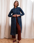 CONRAD CAR COAT | denim | organic + earth dyed