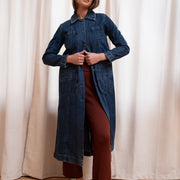 CONRAD CAR COAT | denim | organic + earth dyed