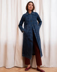 CONRAD CAR COAT | denim | organic + earth dyed