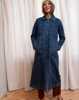 CONRAD CAR COAT | denim | organic + earth dyed