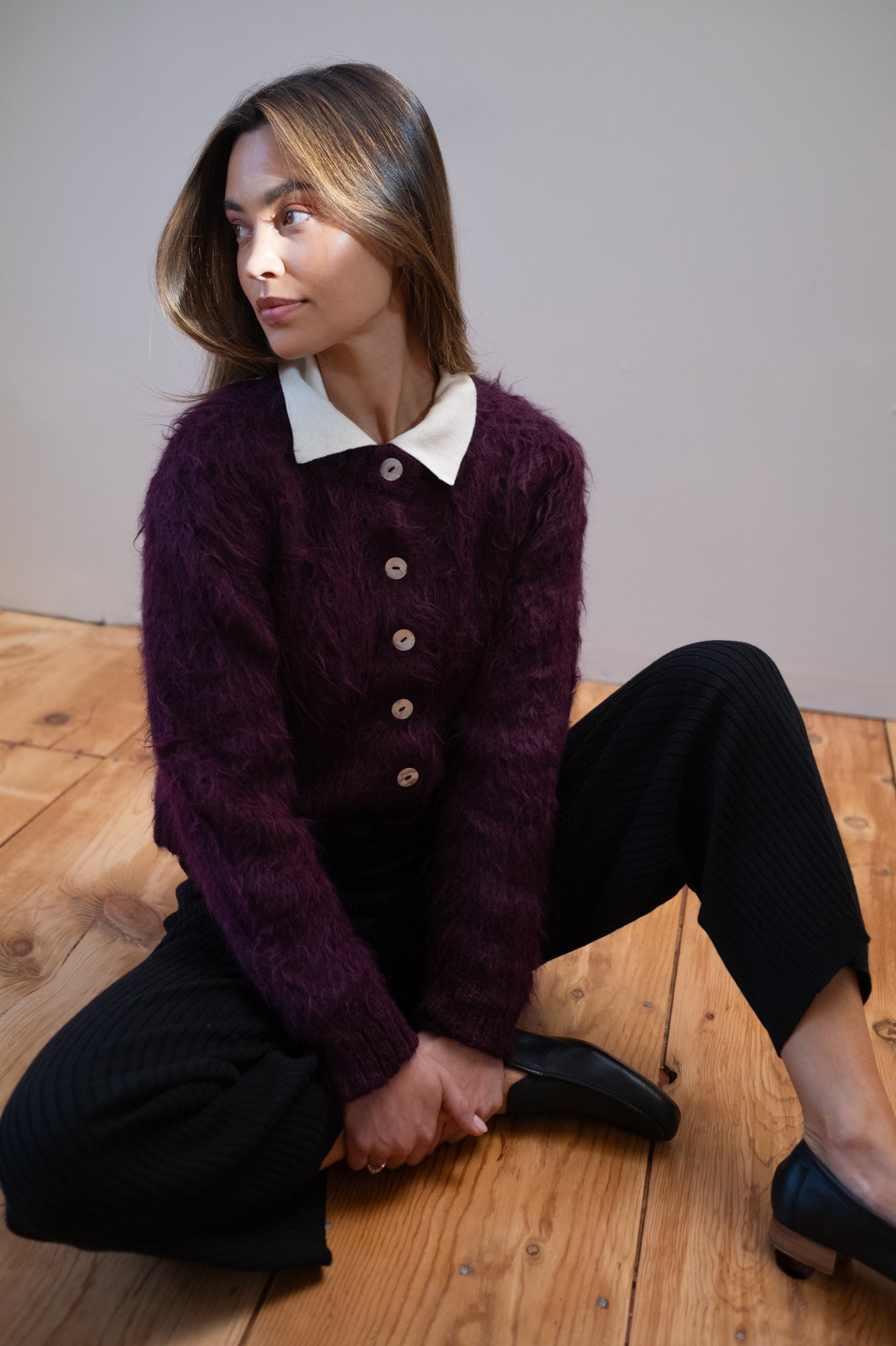 BRUSHED CARDI | jam
