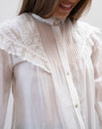 MAYA BLOUSE | bone | organic