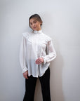 MAYA BLOUSE | bone | organic