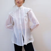 MAYA BLOUSE | bone | organic