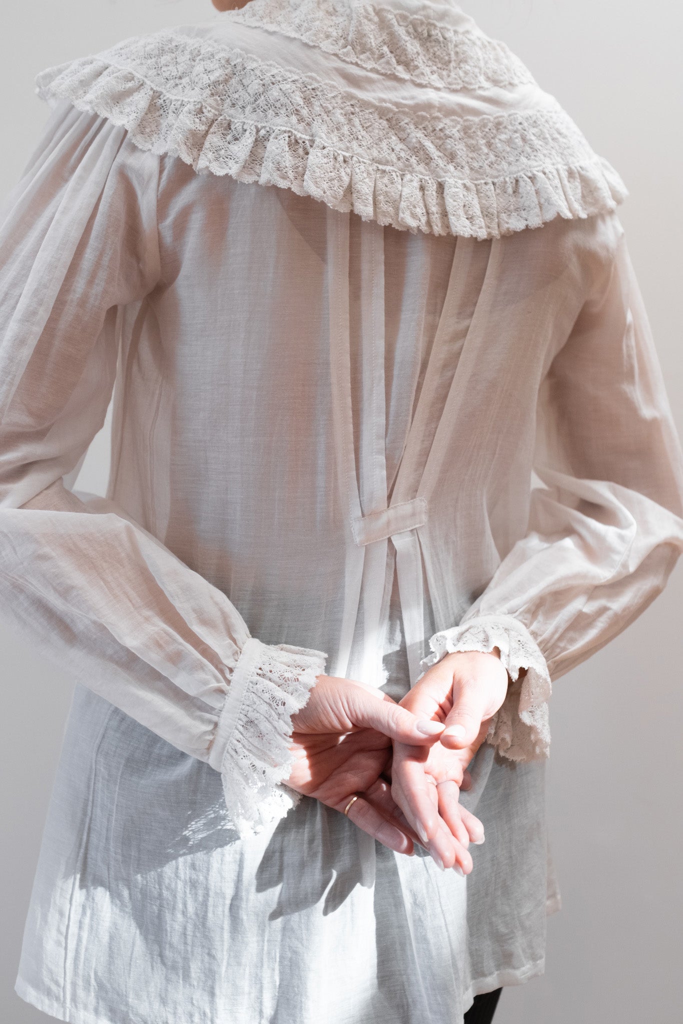 MAYA BLOUSE | bone | organic