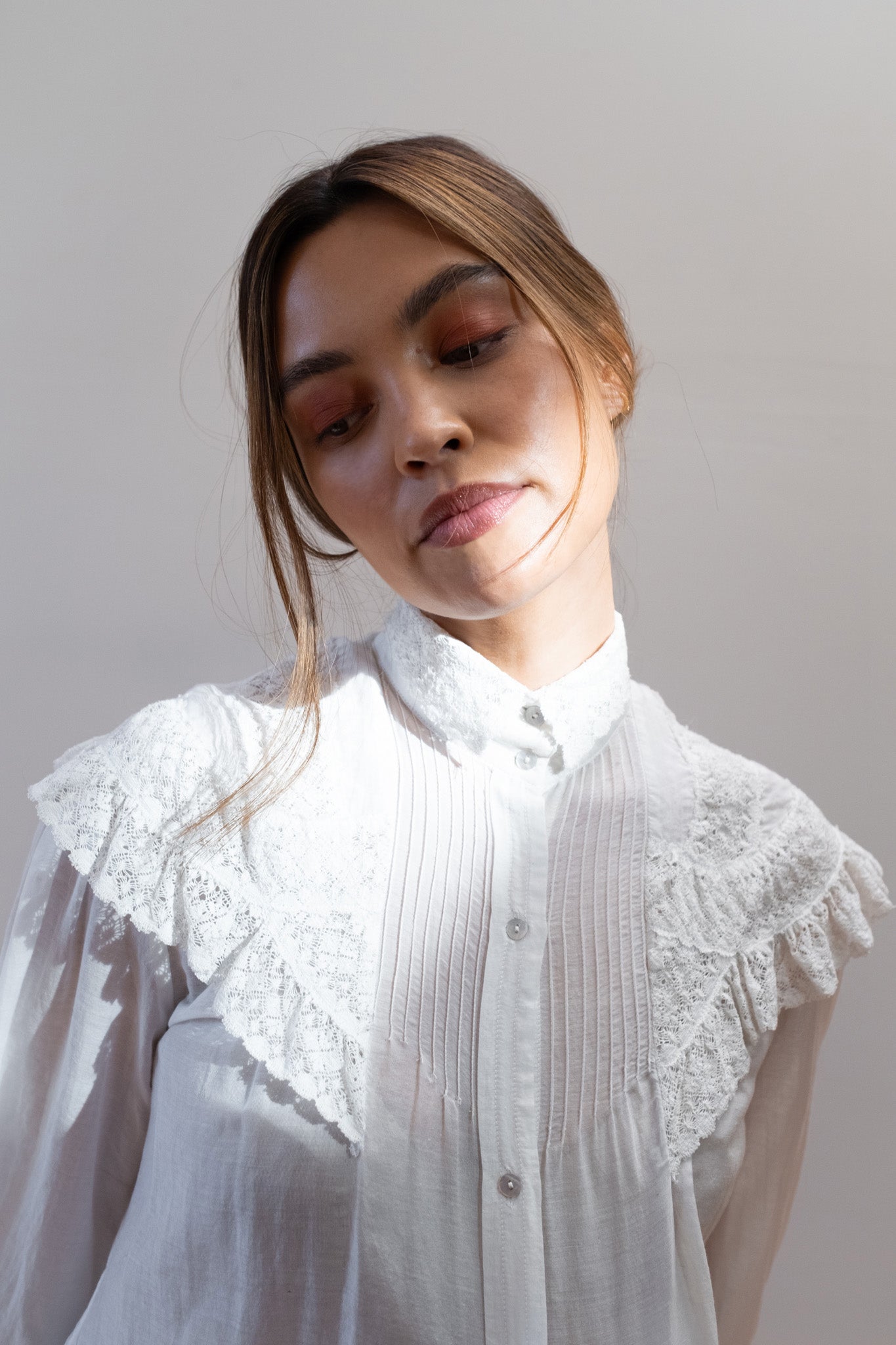 MAYA BLOUSE | bone | organic
