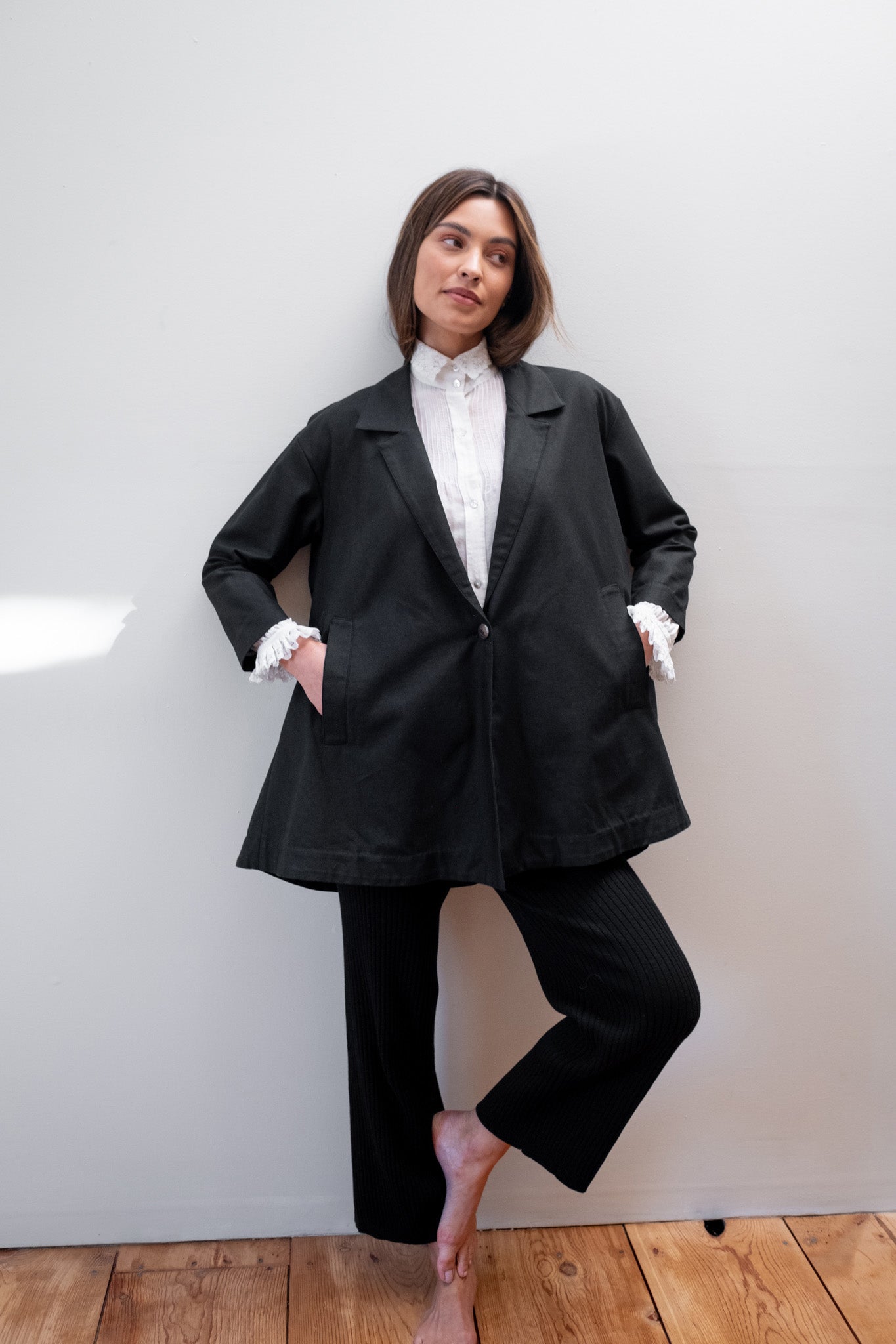 NASH BLAZER | noir | organic