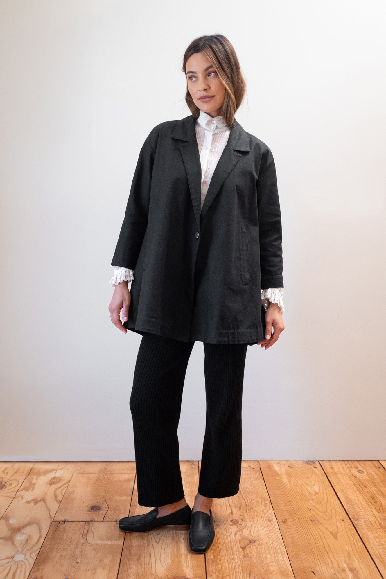 NASH BLAZER | noir | organic