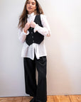 FARRA VEST | noir | organic