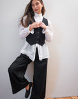 FARRA VEST | noir | organic