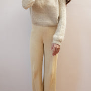 RIBBED GALLO PANT | pear