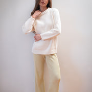 RIBBED GALLO PANT | pear