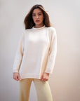 CHUNKY OVERSIZED JUMPER | ecru