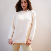 CHUNKY OVERSIZED JUMPER | ecru