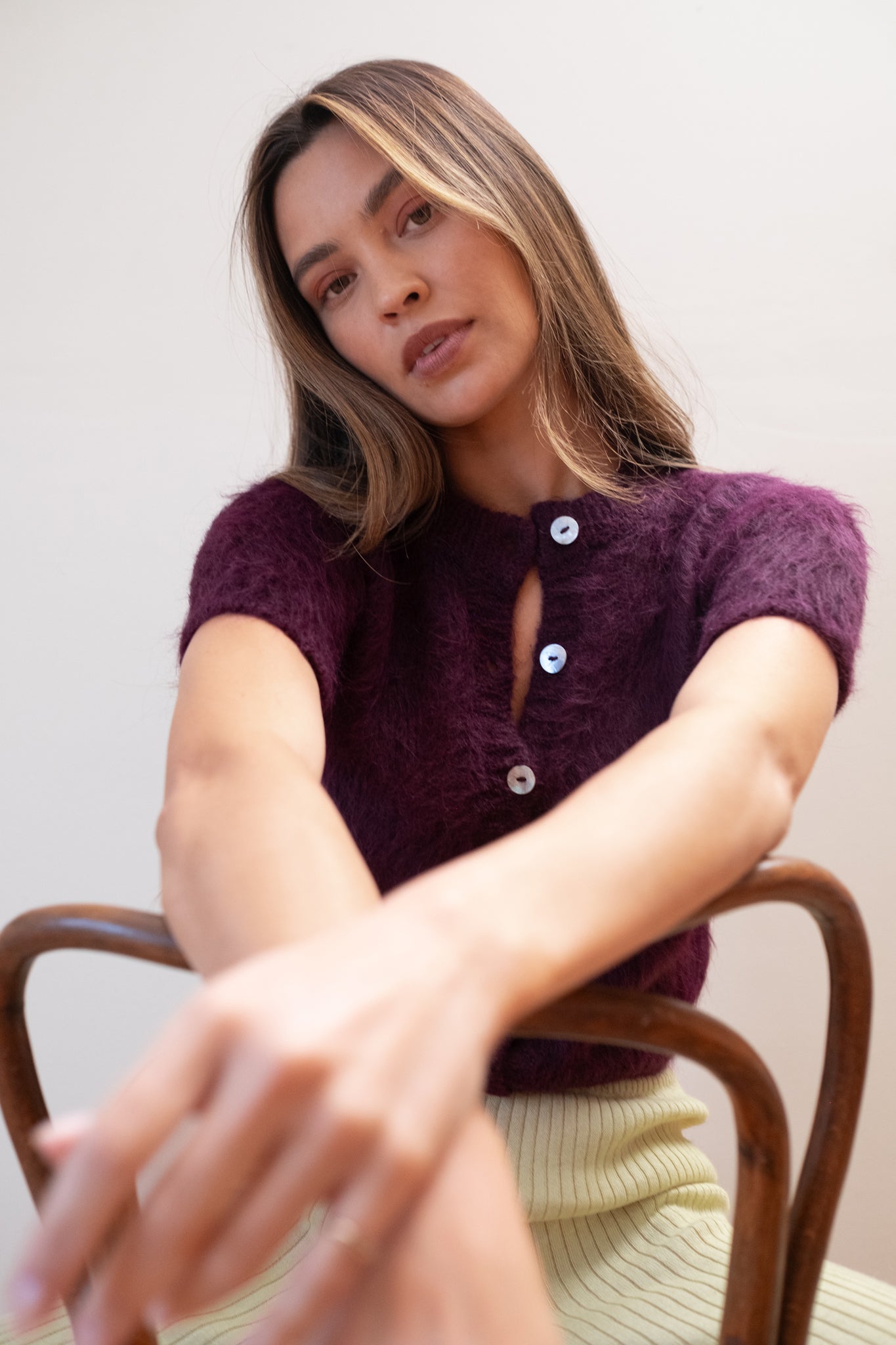 SHORT SLEEVE CARDI | jam
