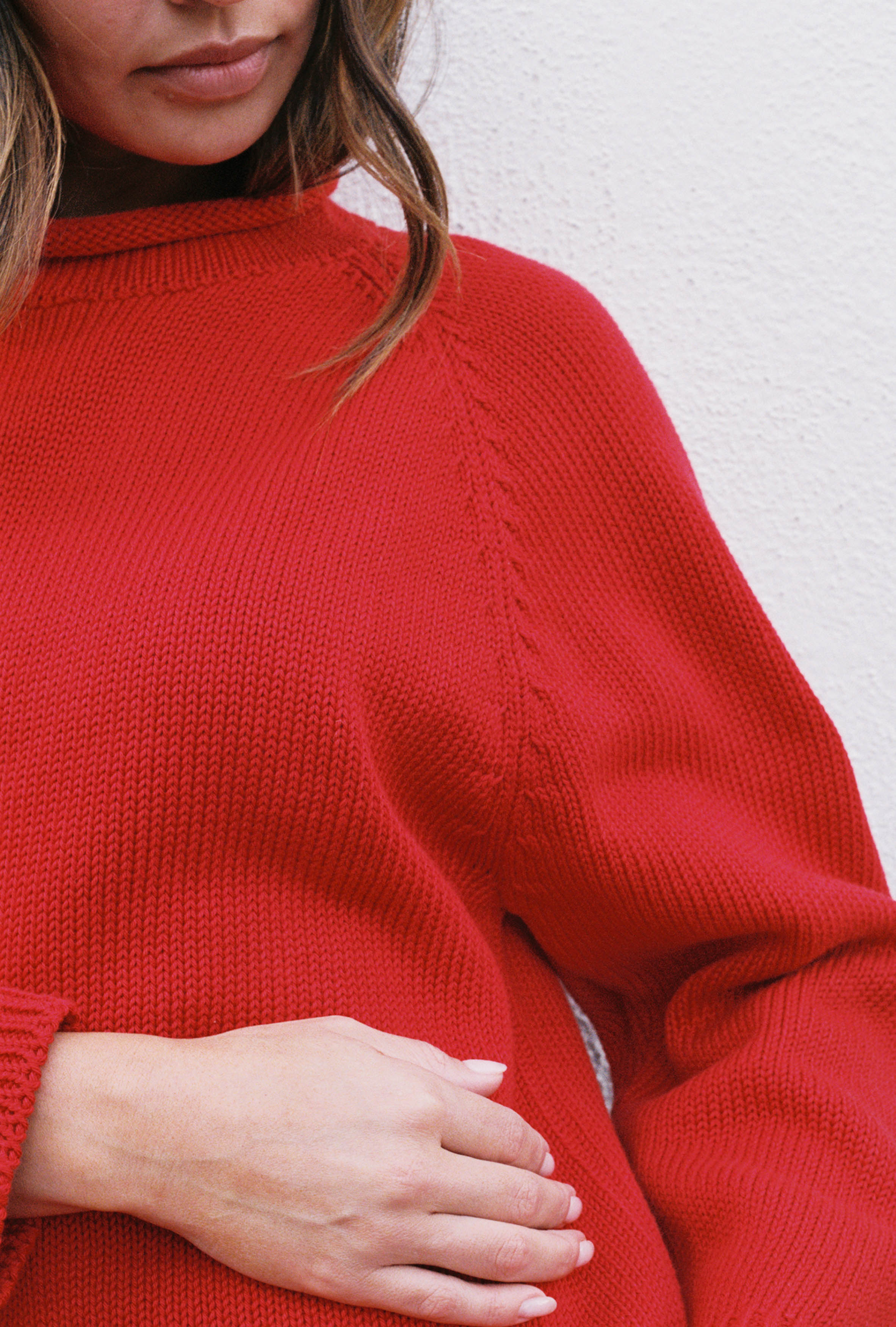 CHUNKY OVERSIZED JUMPER | piquillo
