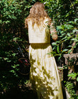 TAHINI TOP | citron plaid | organic