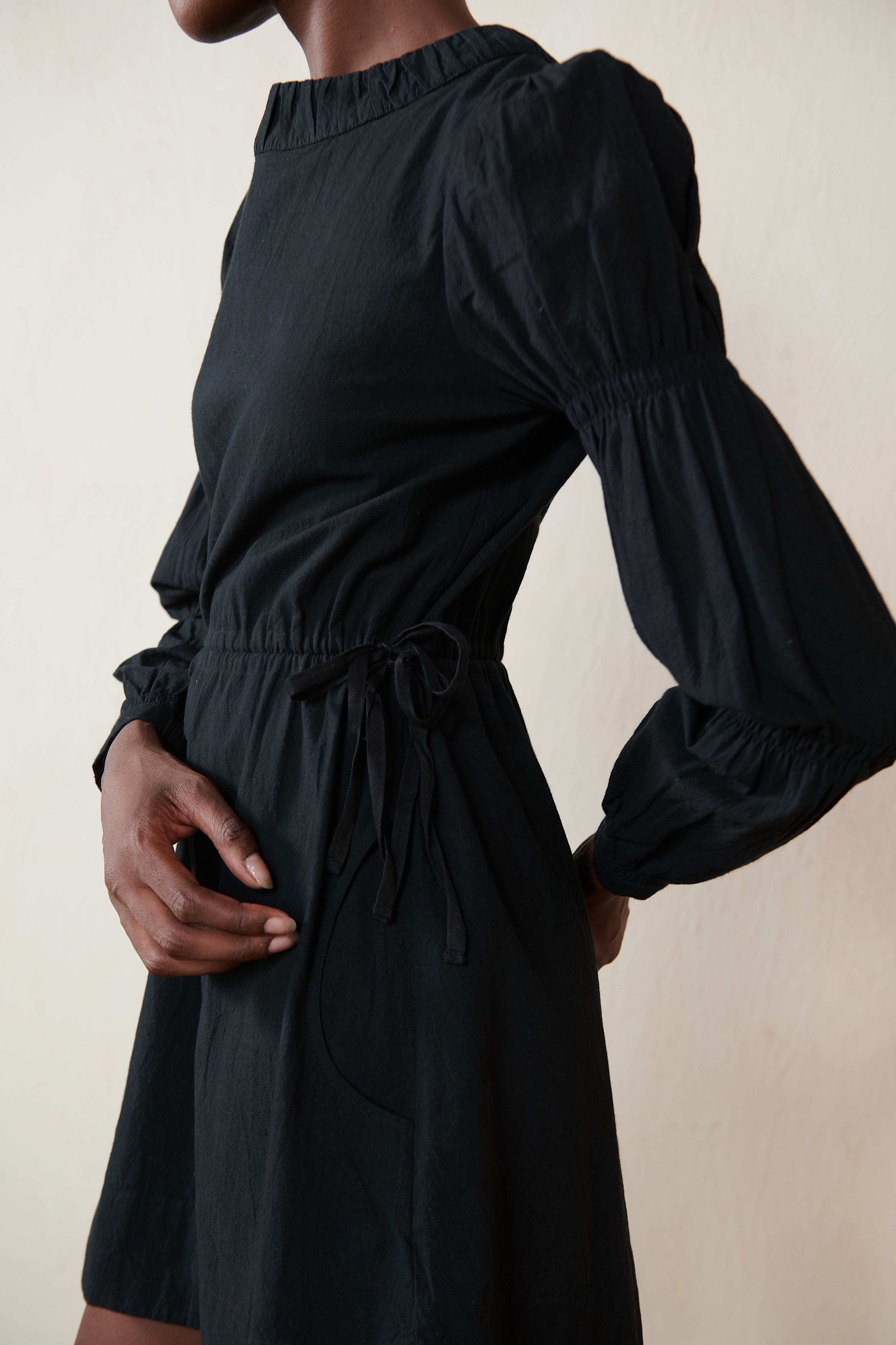 HEDDA DRESS | noir | organic