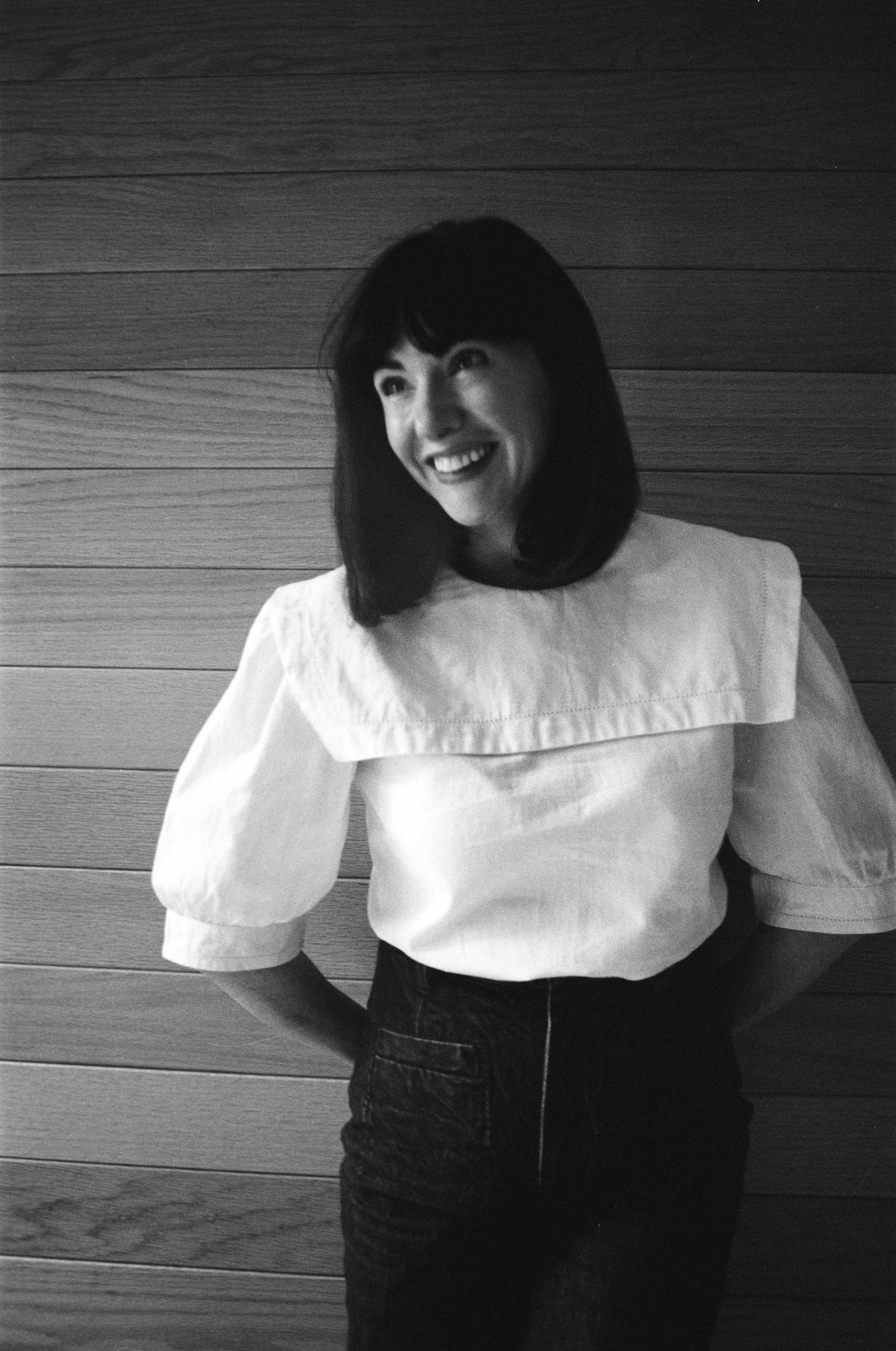 RIVETT BLOUSE | bone | organic + earth dyed