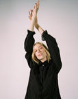 MAYA BLOUSE | noir | organic
