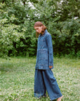 SLOANE TROUSER | indigo denim | organic