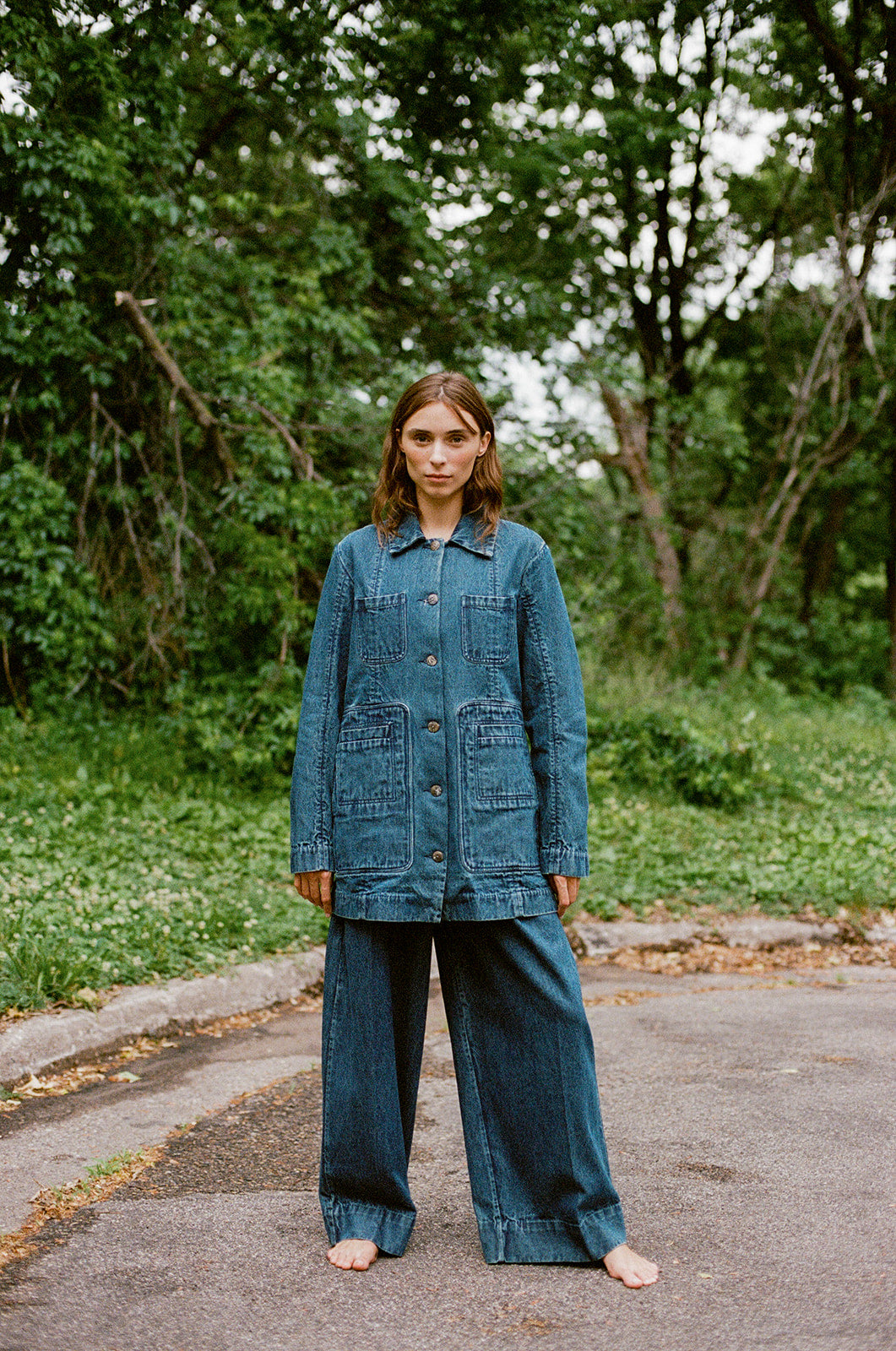 CONRAD CHORE COAT | denim | organic + earth dyed