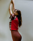 RIBBED GALLO PANT | cacao