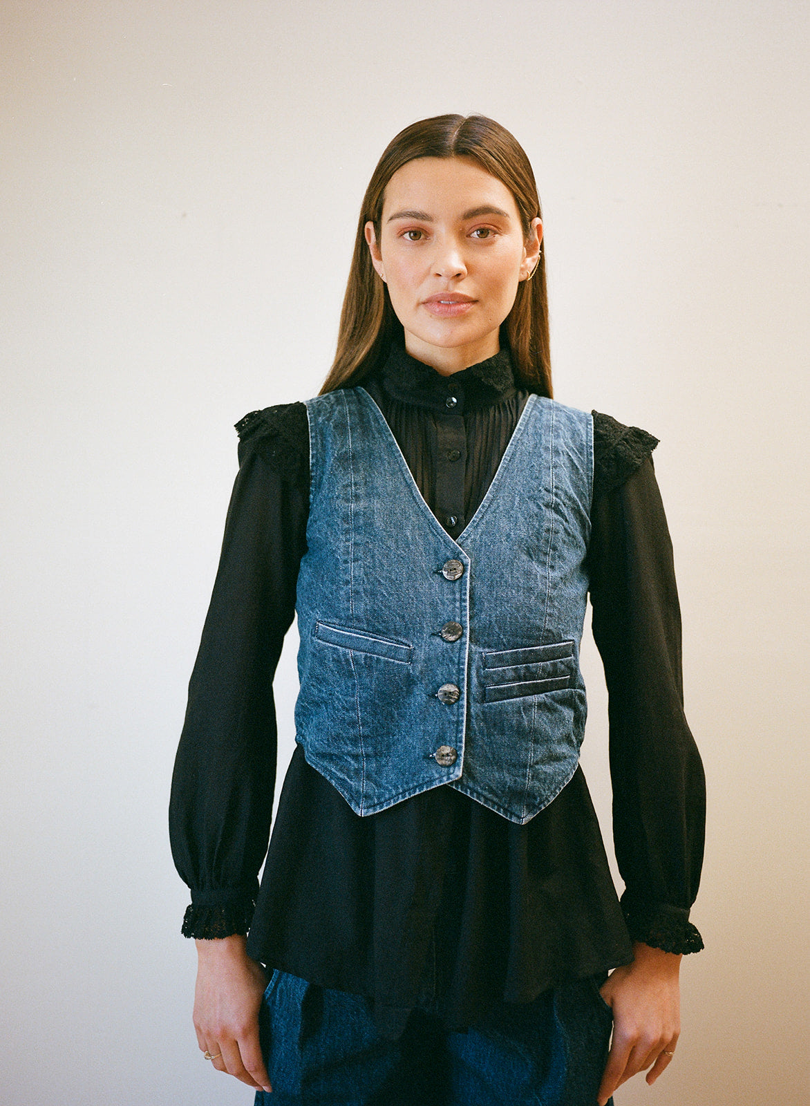 MAYA BLOUSE | noir | organic