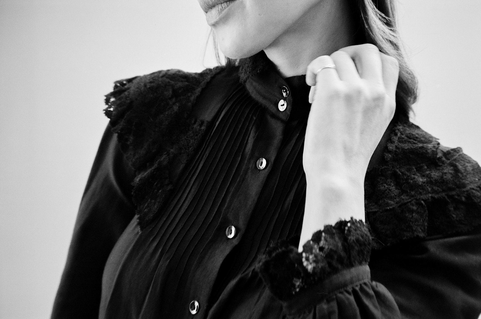 MAYA BLOUSE | noir | organic