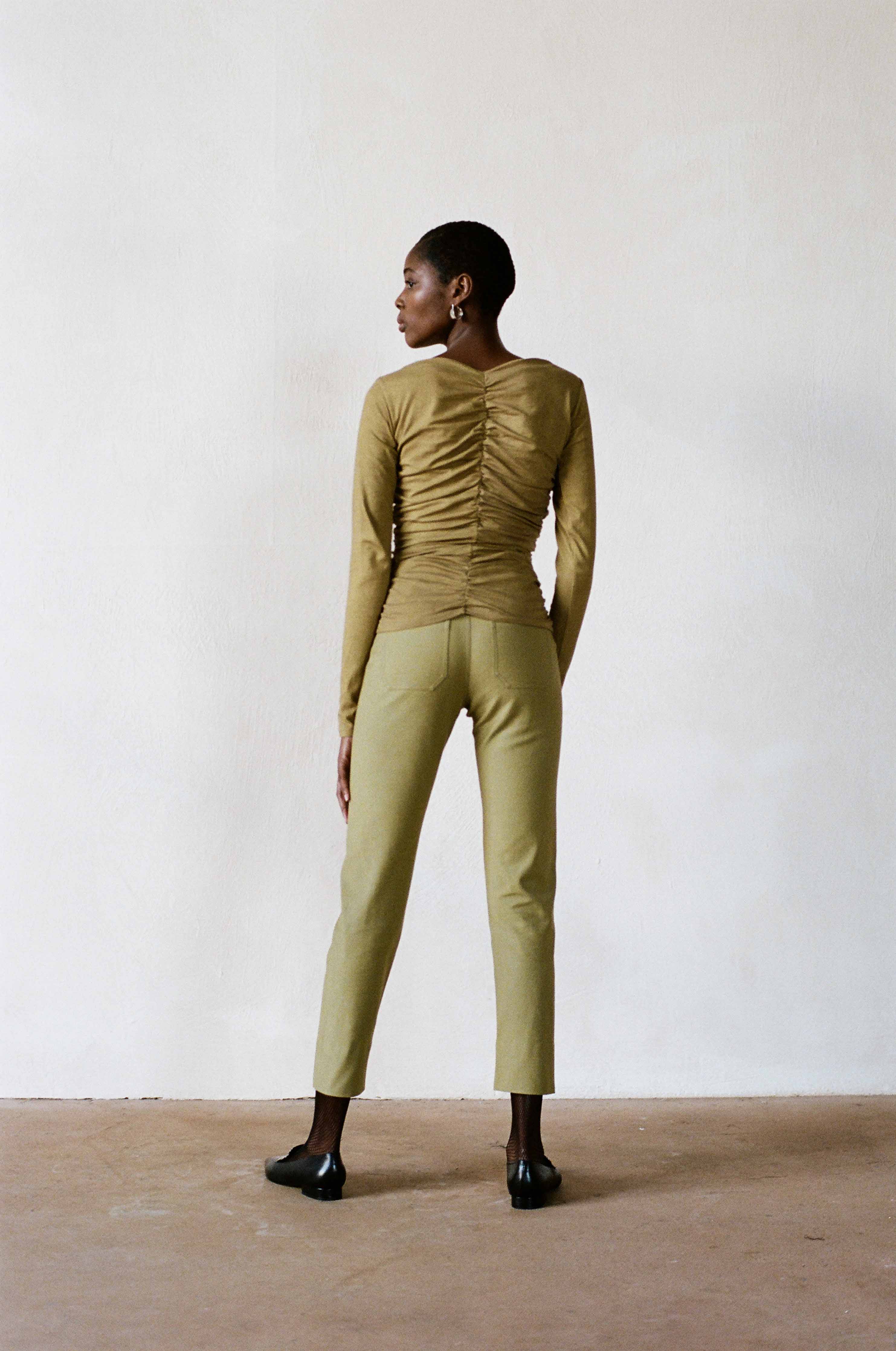 SKINNY LUNA PANT | sage | WAREHOUSE SALE