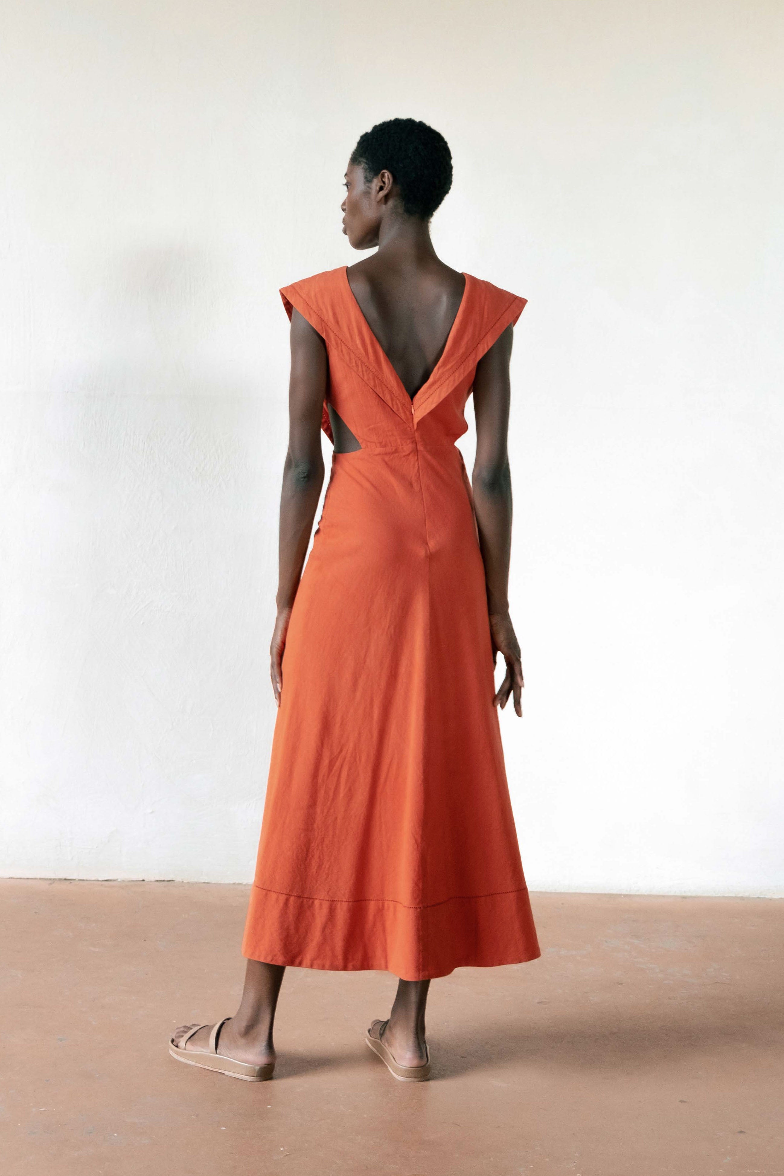 BELÉN DRESS | yam | organic + earth dyed