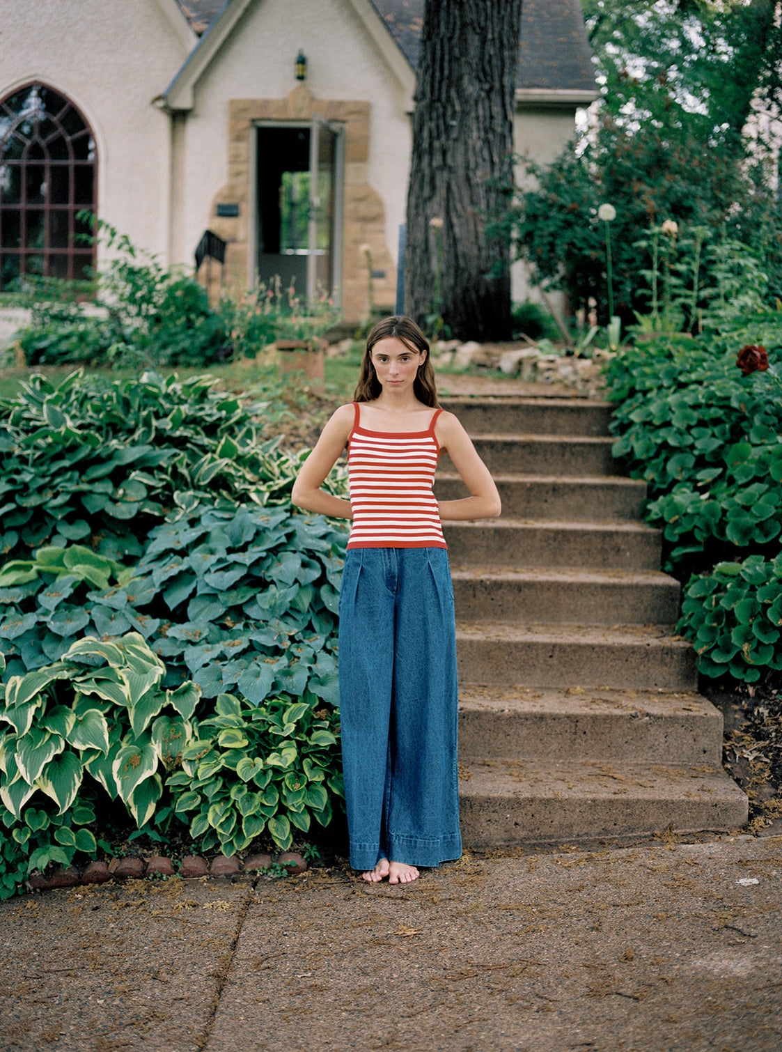 SLOANE TROUSER | indigo denim | organic
