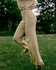 RIBBED GALLO PANT | pear