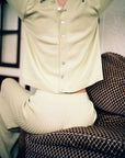 RIBBED GALLO PANT | pear