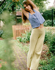 RIBBED GALLO PANT | pear