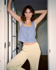 RIBBED GALLO PANT | pear