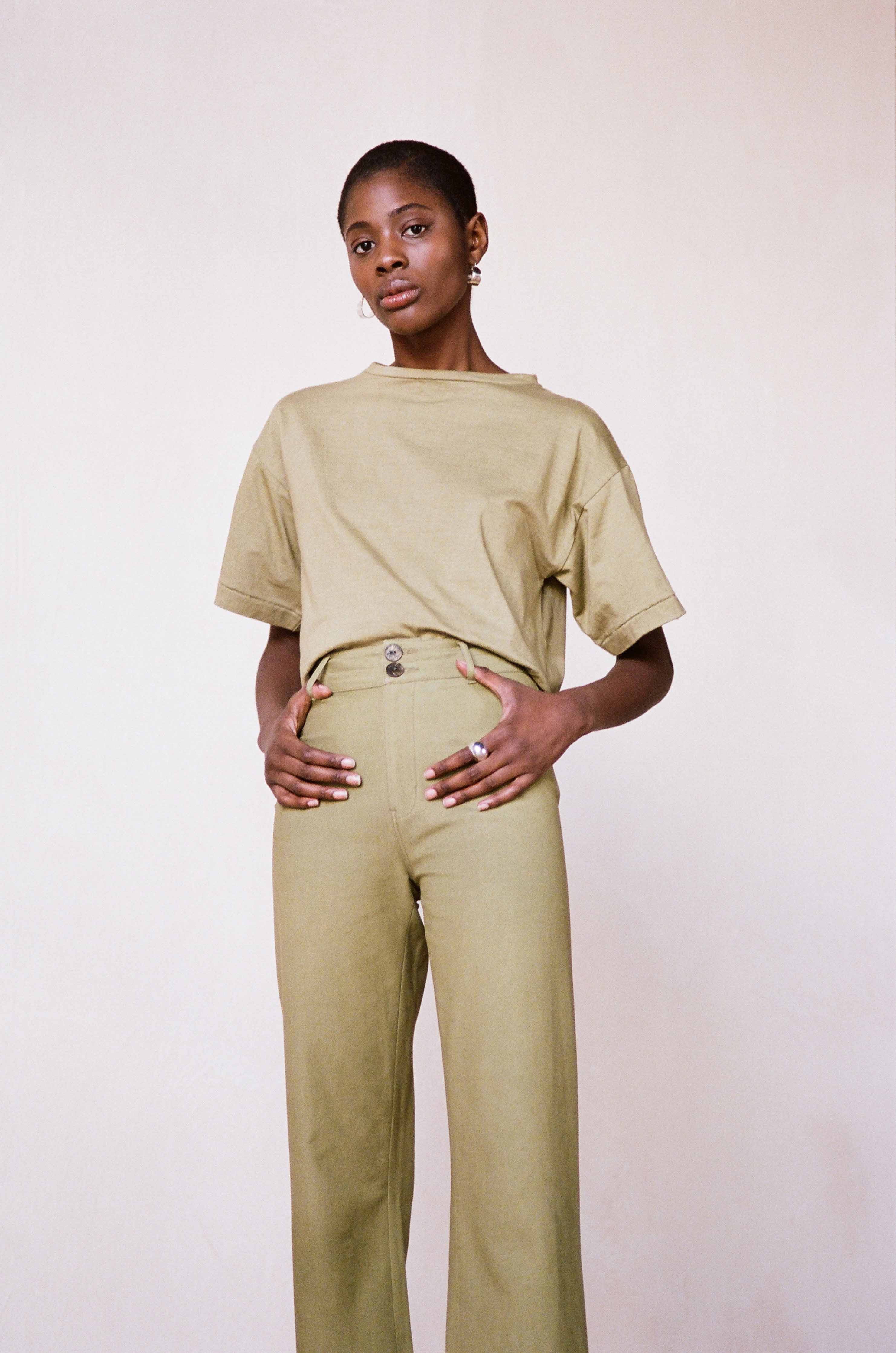 LUNA PANT | sage | WAREHOUSE SALE