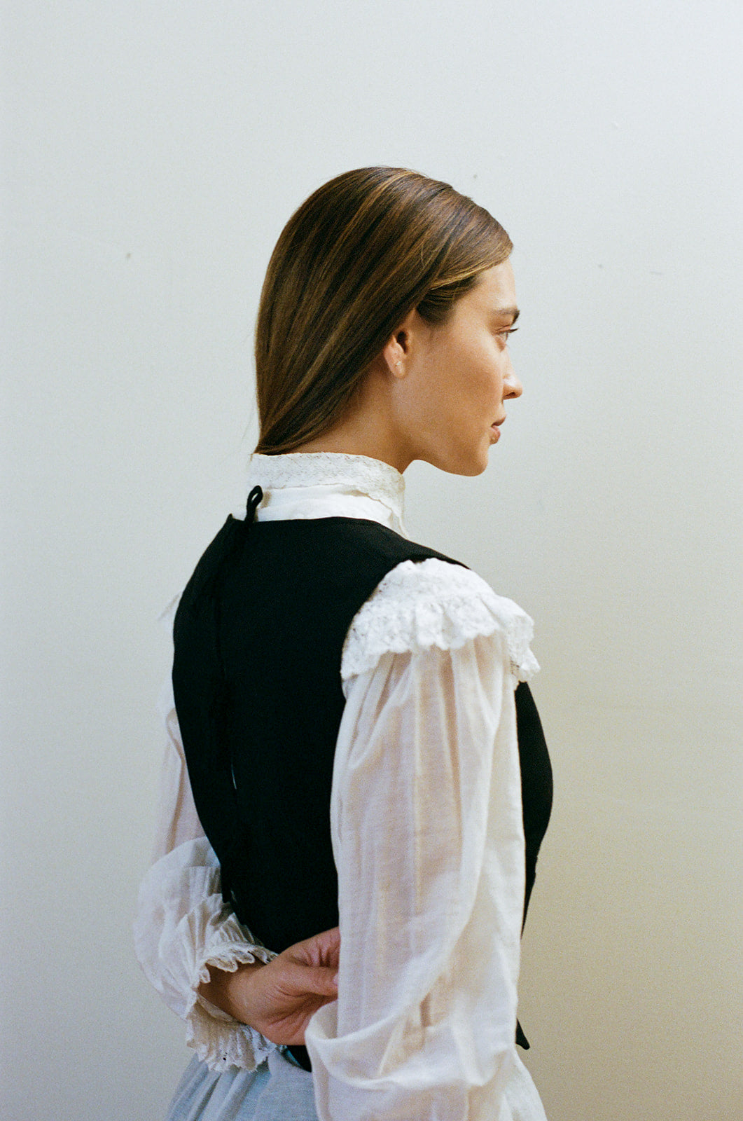 FARRA VEST | noir | organic – Maria Stanley